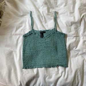 Smocked Crop Top